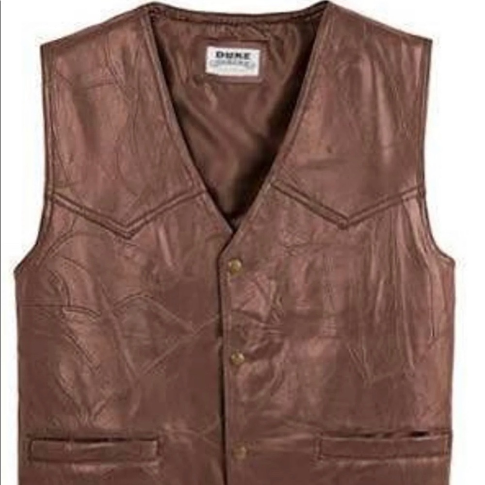 Duke Haband leather vest